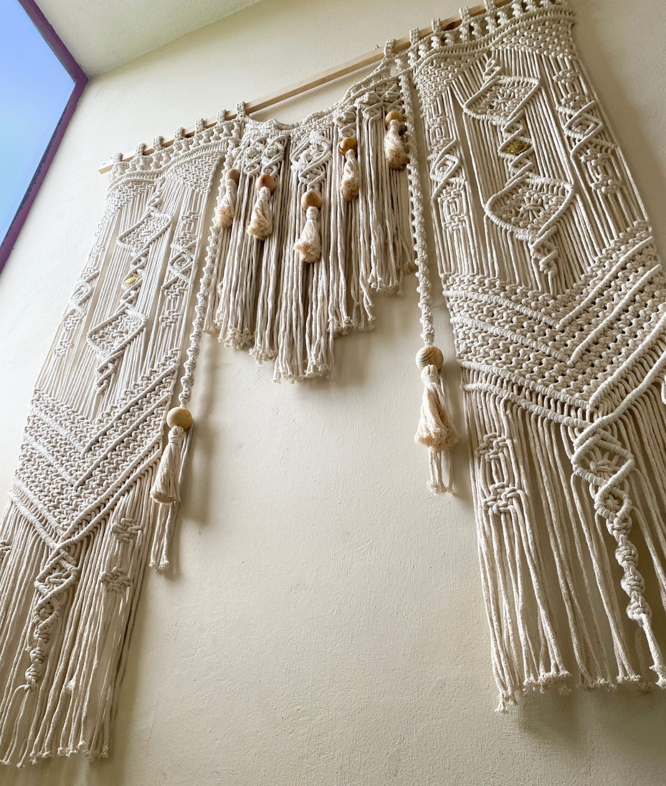 backdrop de macrame