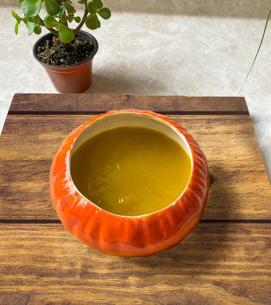 bowl en forma de calabaza