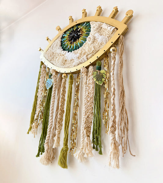 ojo tejido en fibras naturales