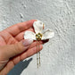 broche de cerámica flor