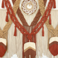 arte macrame con plumas